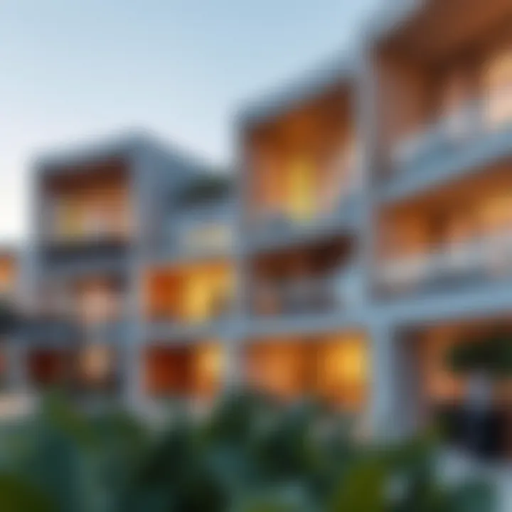 A stunning view of Privà Living architecture showcasing modern design elements.