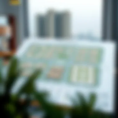 Layout Plan of Radiant Square Layout plan highlighting diverse property types available at Radiant Square