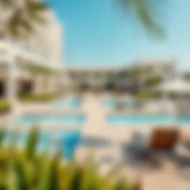 Community amenities and recreational areas around Reem Tower