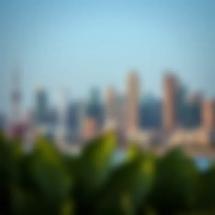 Stunning skyline of Dubai featuring iconic real estate developments
