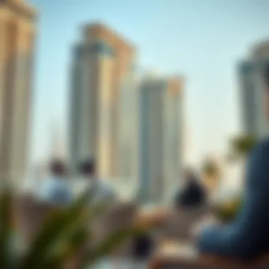 Investors analyzing market trends in Dubai's real estate