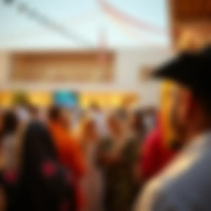 A vibrant event hosted at the Shorooq Community Center highlighting local culture