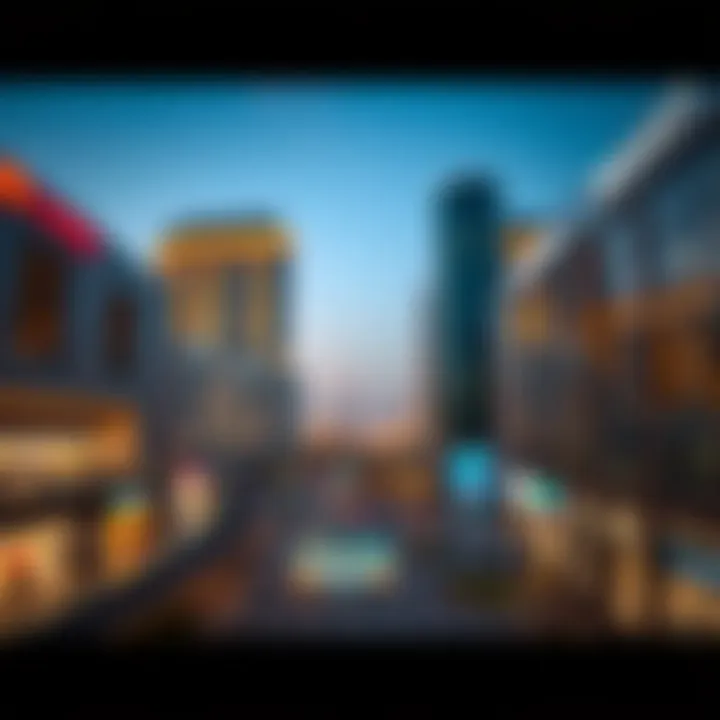 Graphical representation of real estate trends influenced by Silicon Central Mall