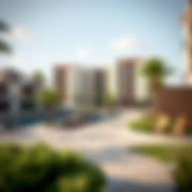 Community Amenities in Spinneys Golden Mile Community amenities and green spaces in Spinneys Golden Mile