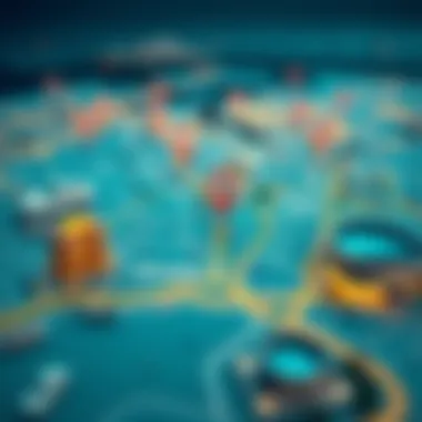 Map showing strategic business locations in Dubai