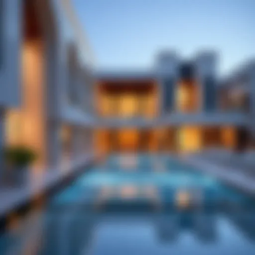Architectural design of Studio Jumeirah Al Ain showcasing modern elegance