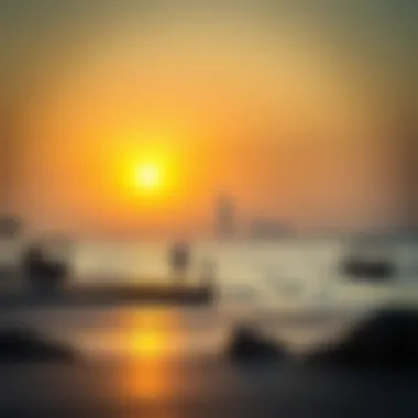 Peaceful Sunrise at Jumeirah Beach Serene morning light on Jumeirah Beach