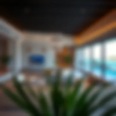 Luxurious Interior Design of Sur La Mer Townhouses Luxurious interior of a Sur La Mer townhouse featuring chic decor