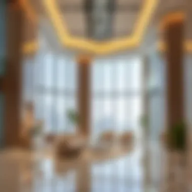 Commercial Spaces in the Adib Building Interior layout showcasing modern commercial spaces in the Adib Building