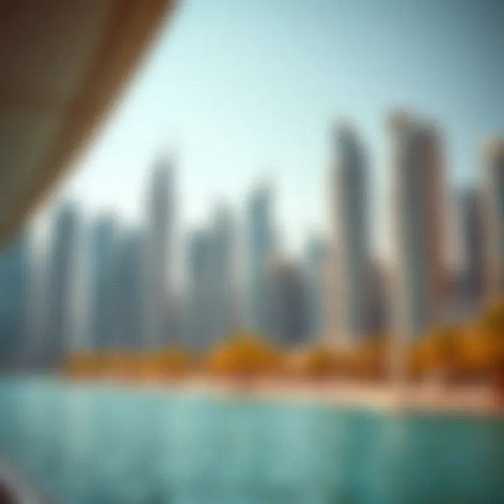 Skyline of Dubai showcasing an array of modern skyscrapers