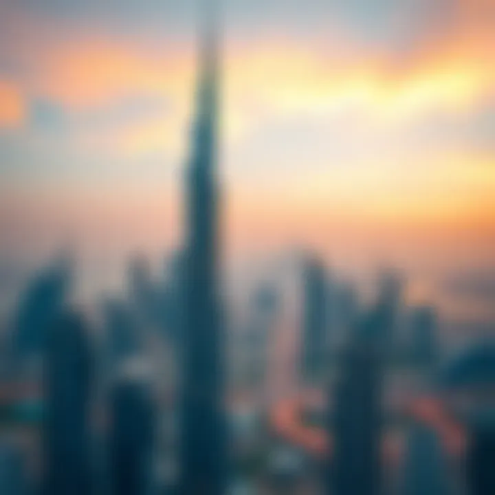 Stunning skyline view showcasing The Burj Crown amidst Dubai's architectural wonders