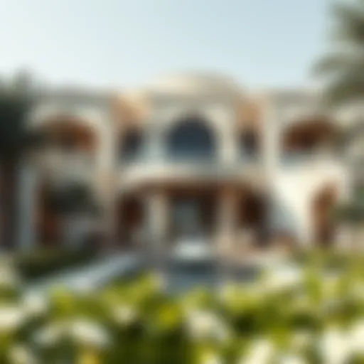 Stunning exterior view of the Bvlgari Villa showcasing its architectural elegance