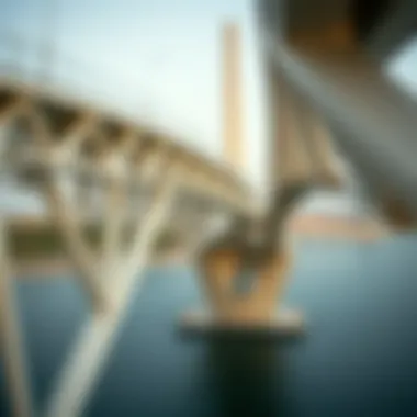 Structural Elegance of the One Zabeel Link Bridge Close-up of the intricate structural details of the One Zabeel Link Bridge