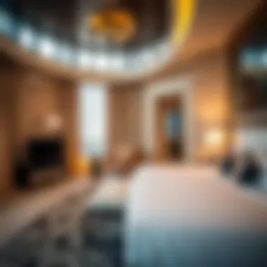 Inside Luxury: Suites at The Palm Tower Hotel Luxurious suite interior at The Palm Tower Hotel