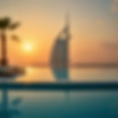 Rooftop Oasis: Infinity Pool at The Palm Tower Hotel Stunning rooftop infinity pool at The Palm Tower Hotel