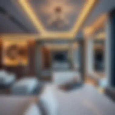 Modern Elegance: Interior Design of The Point Tower Interior design of a residence in The Point Tower, reflecting modern elegance.