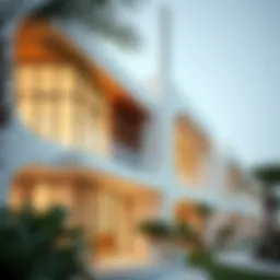 Modern architectural design in Dubai