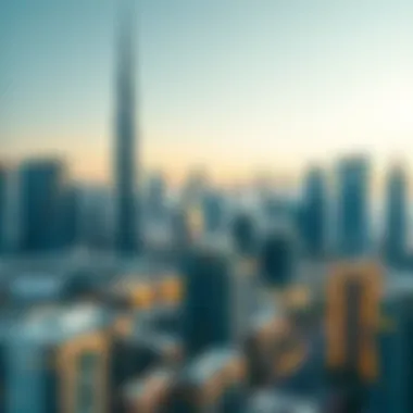 Dubai Skyline: A Hub for Studio Apartment Developments Dubai skyline with high-rise buildings and studio developments