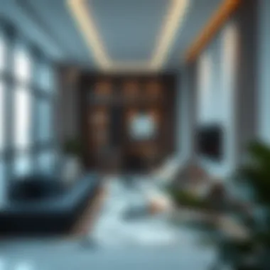 Innovative Design: Smart Furniture in Studio Living Trendy studio living space with smart furniture