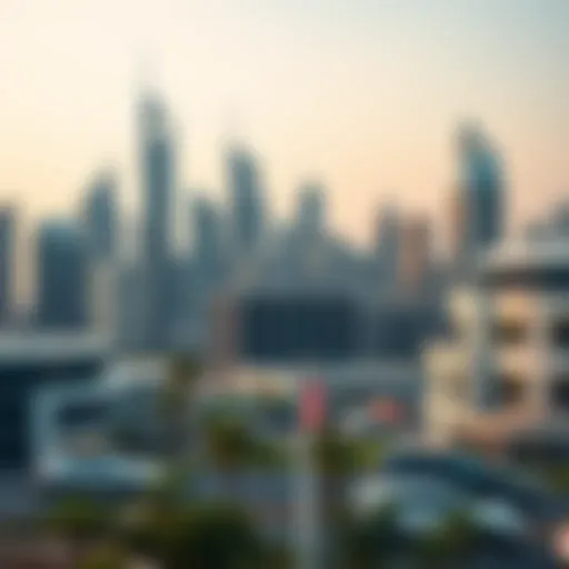 UAE skyline showcasing modern architecture and business hubs