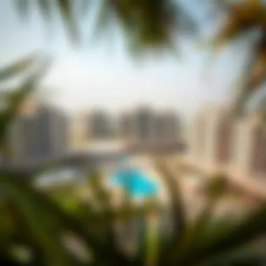 Luxury Residential Development in UAE Aerial view of a luxury residential development in the UAE