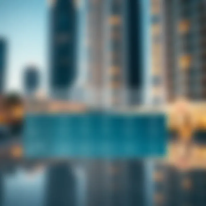 Chart comparing prices of different property types in Dubai