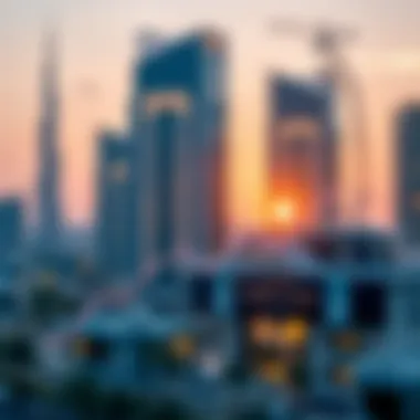 Real Estate Market Trends in Dubai Graph depicting real estate market trends in Dubai