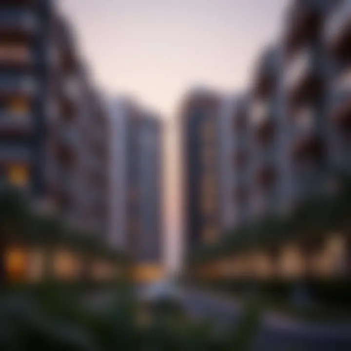 Modern residential buildings in بالحصا الجداف highlighting property types