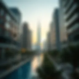 Dubai skyline showcasing modern architecture