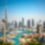 A panoramic view of Dubai's skyline showcasing luxury real estate