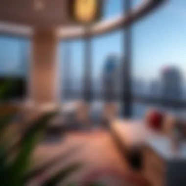 Luxury Apartment in Dubai Luxury apartment showcasing Dubai skyline