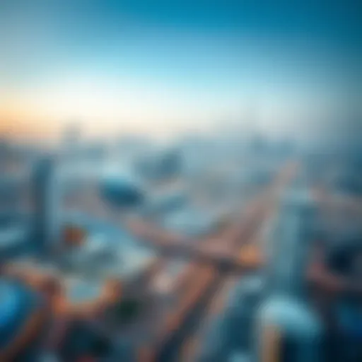 Aerial view of Abu Dhabi skyline showcasing modern architecture