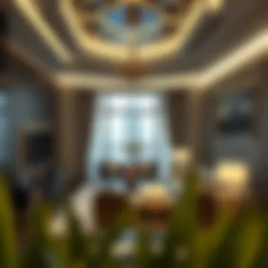 Luxurious Living in Dubai Luxurious apartment interiors reflecting Dubai's opulence