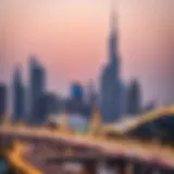 Dubai skyline showcasing real estate development