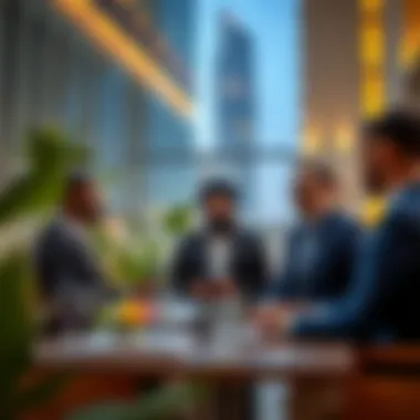 Investors Discussing Real Estate Opportunities Investors discussing real estate opportunities