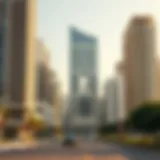Urban skyline of Karama, showcasing modern architecture