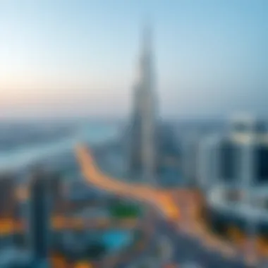 Prime Investment Areas in Dubai Map highlighting the prime investment areas within Dubai