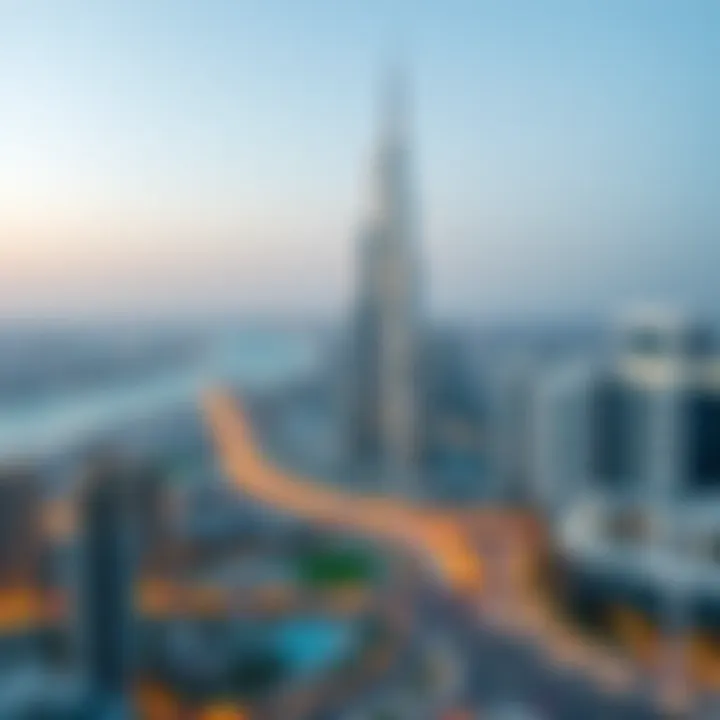 Prime Investment Areas in Dubai Map highlighting the prime investment areas within Dubai