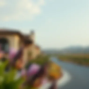 Location Benefits of Jumeirah Village Circle Stunning view of Jumeirah Village Circle highlighting location advantages