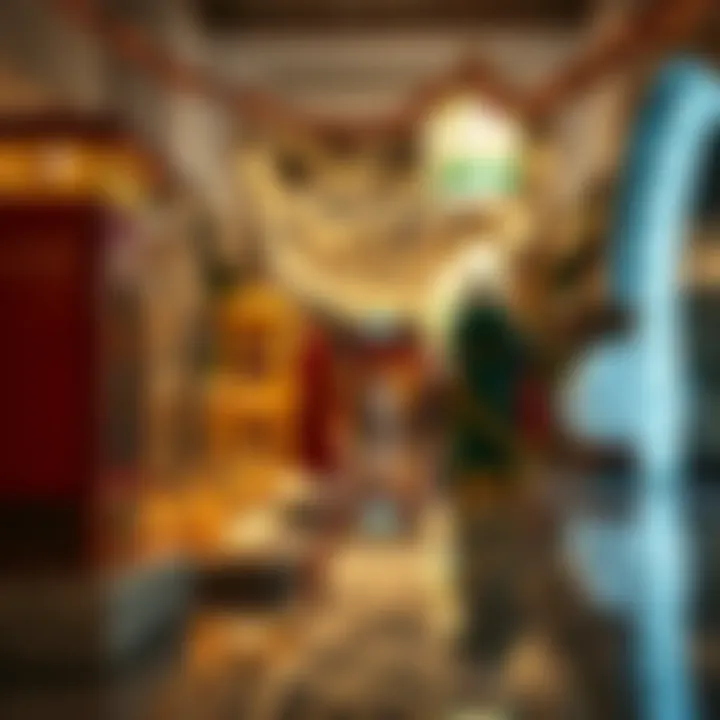 Cultural symbols representing UAE traditions during holidays