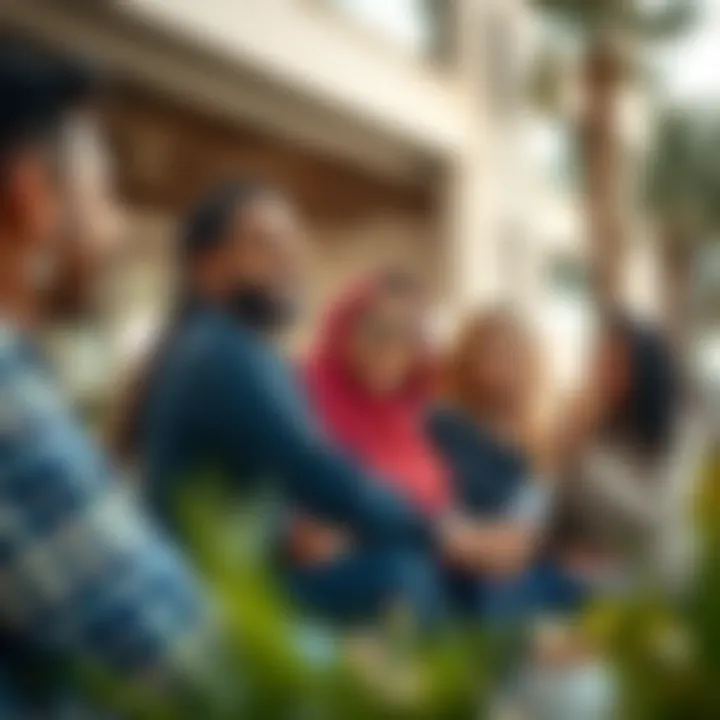 A diverse group engaged in a team-building activity during a holiday