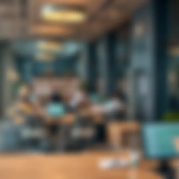 A workplace environment adapting to holiday schedules