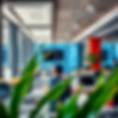 A vibrant coworking space reflecting collaboration and productivity