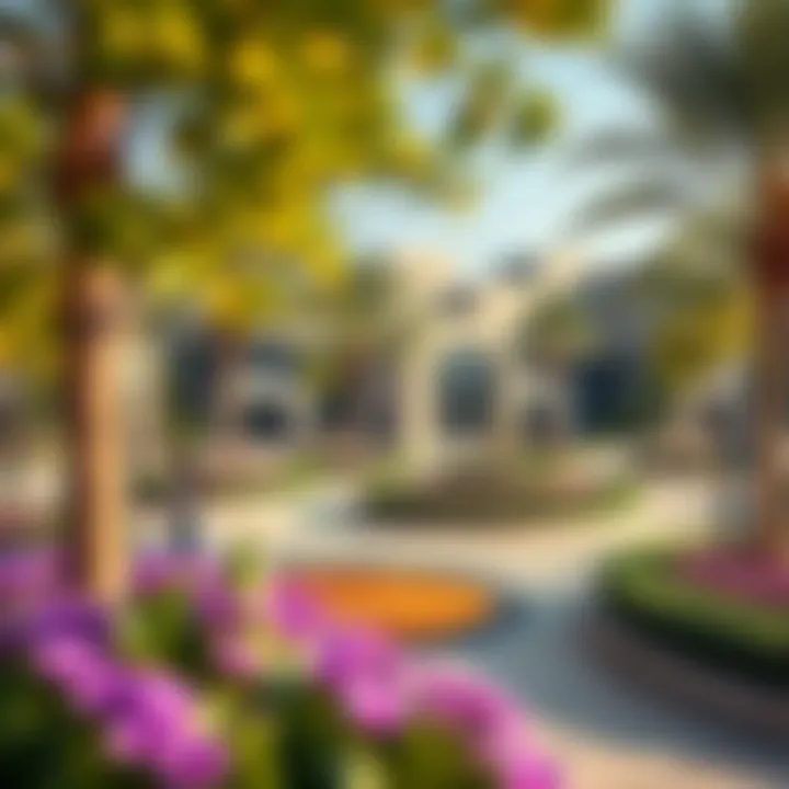Community parks and recreational areas in Up Town Dubai