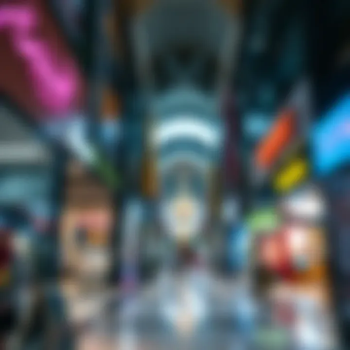 Vibrant retail spaces in Up Town Dubai