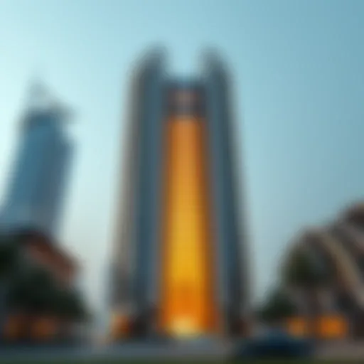 Architectural design of V Tower