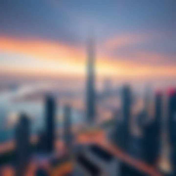 Skyline view featuring V Tower