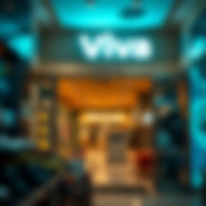 Interior view of a popular retail establishment in Viva