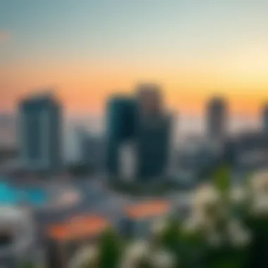 Zabeel 1 in the Context of Dubai's Urban Landscape Surrounding environment of Zabeel 1 Building