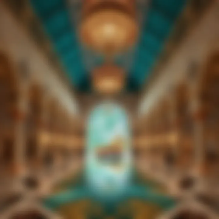 Cultural art installation within Zabeel Saray